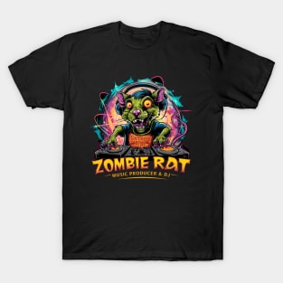 Zombie Rat Dj T-Shirt